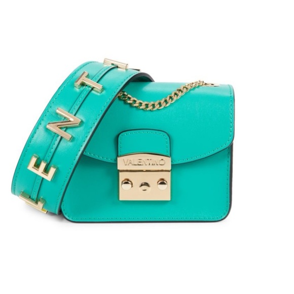 Valentino Handbags - Valentino by Mario Valentino Bijou Genuine Leather Crossbody Mini Bag